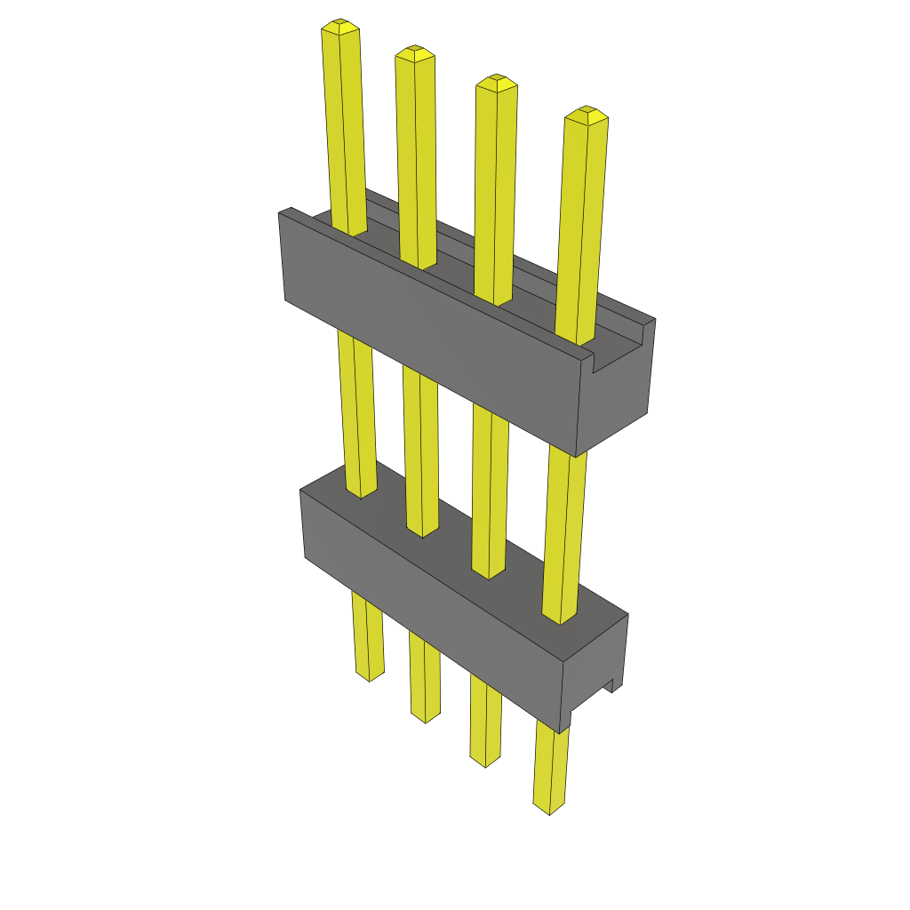All Parts Connectors Backplane Connectors Hard Metric Connectors ZW-04-10-F-S-445-192 by Samtec