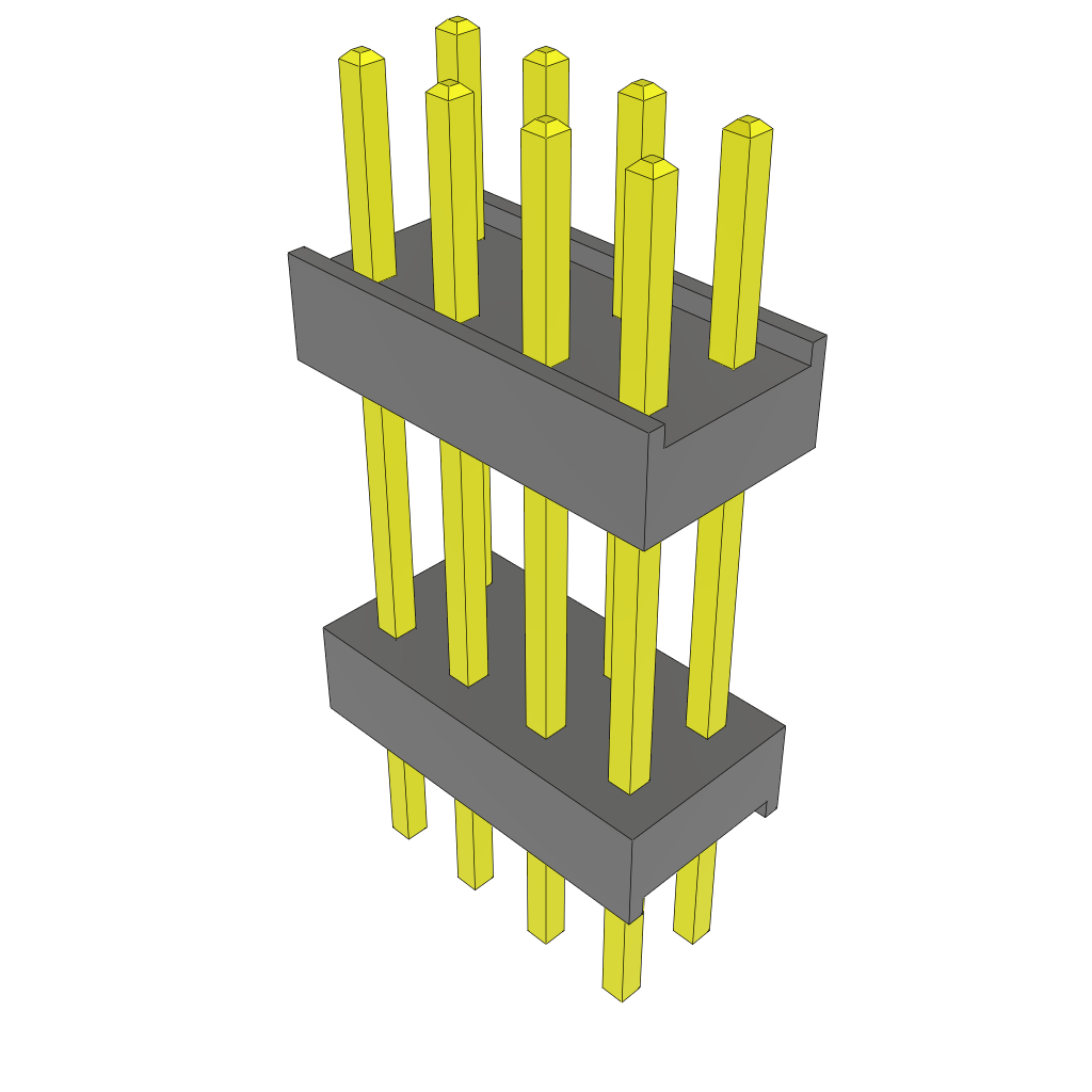All Parts Connectors Backplane Connectors Hard Metric Connectors ZW-04-10-G-D-490-170 by Samtec