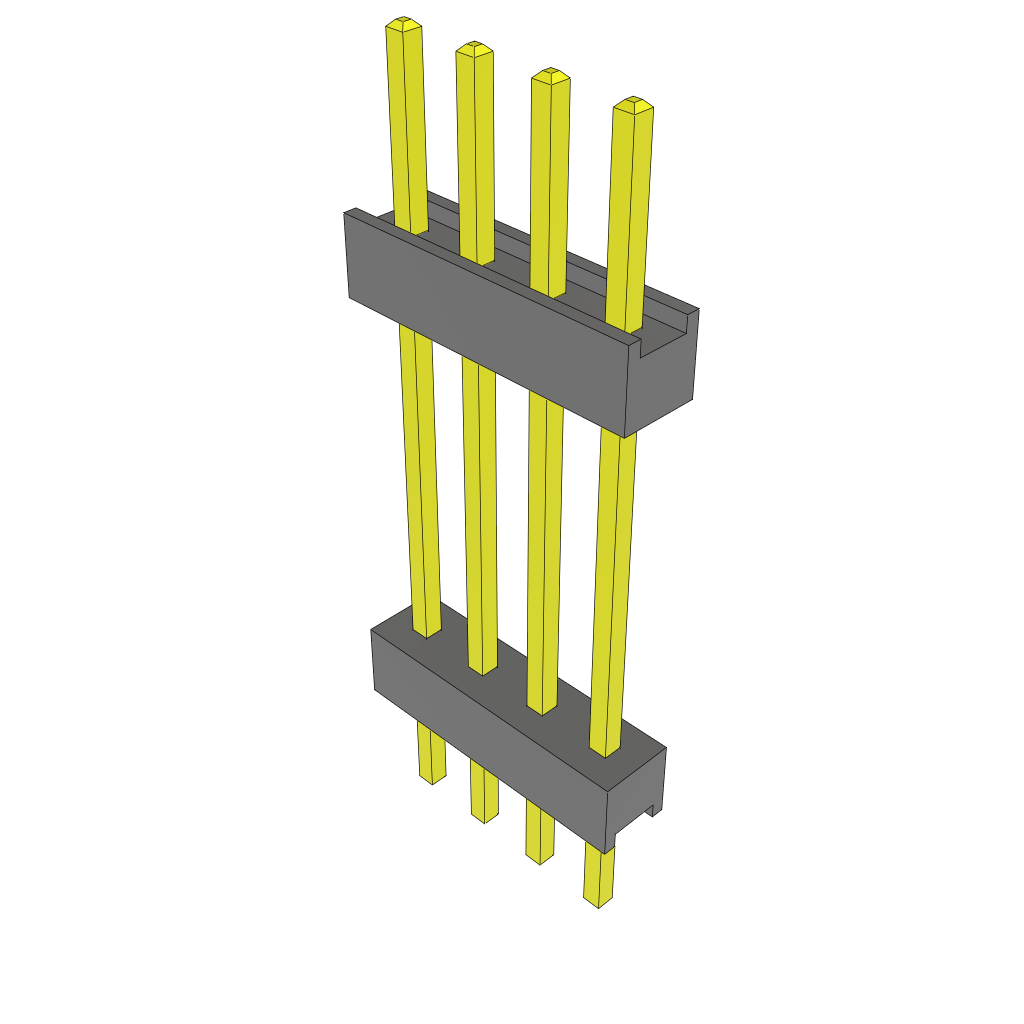 All Parts Connectors Backplane Connectors Hard Metric Connectors ZW-04-12-G-S-665-160 by Samtec