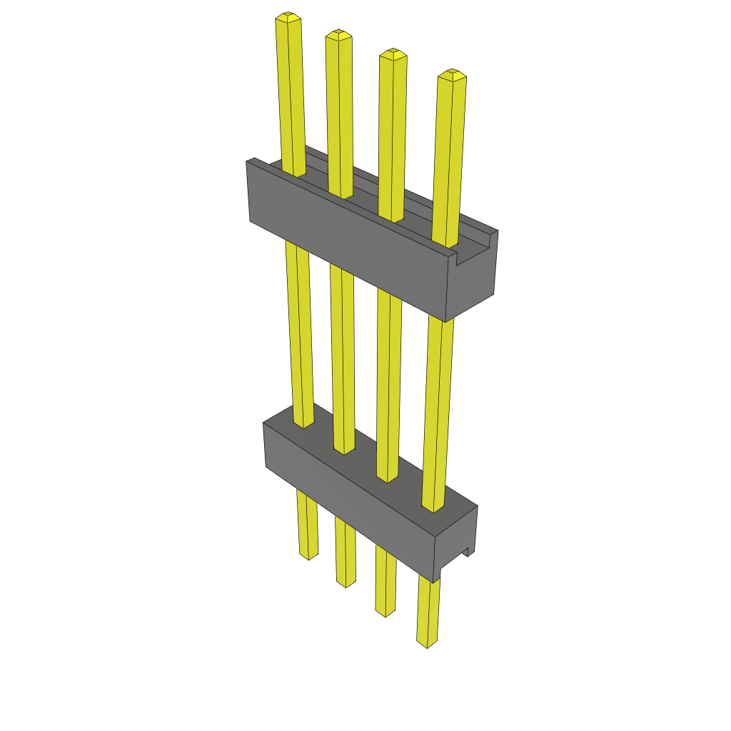 All Parts Connectors Backplane Connectors Hard Metric Connectors ZW-04-12-T-S-590-220 by Samtec