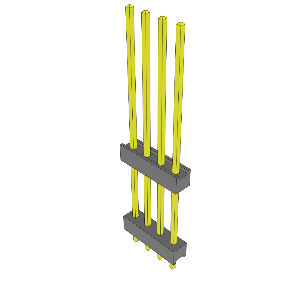 All Parts Connectors Backplane Connectors Hard Metric Connectors ZW-04-14-T-S-600-100 by Samtec