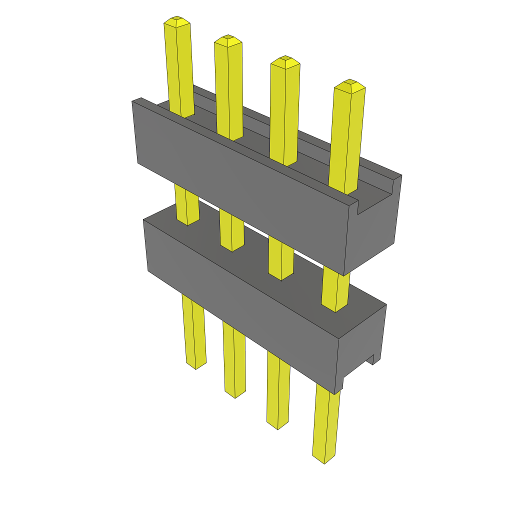 All Parts Connectors Backplane Connectors Hard Metric Connectors ZW-04-15-T-S-300-210 by Samtec