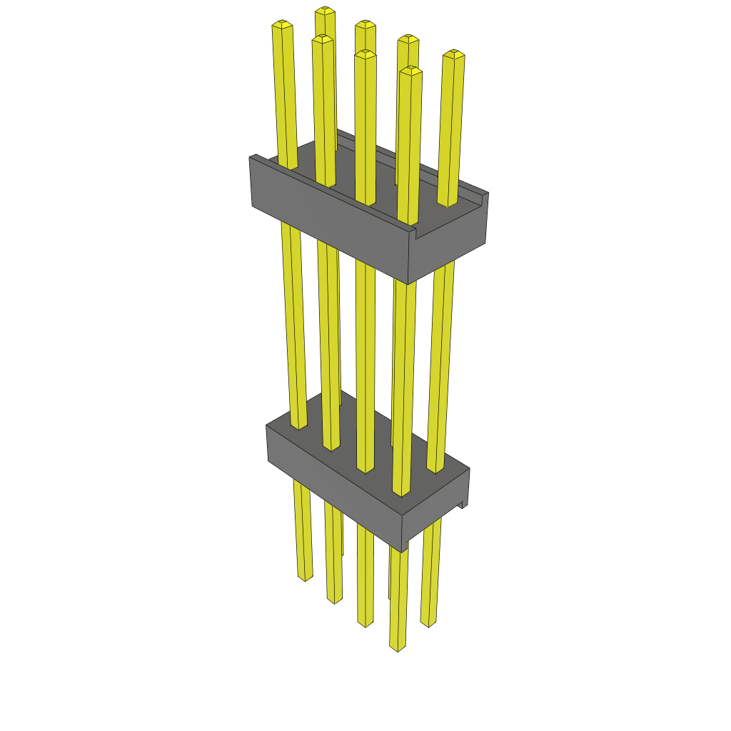 All Parts Connectors Backplane Connectors Hard Metric Connectors ZW-04-19-G-D-720-360 by Samtec