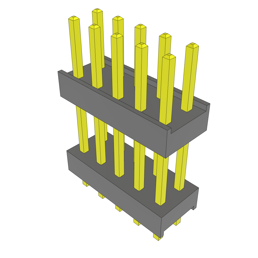All Parts Connectors Backplane Connectors Hard Metric Connectors ZW-05-09-L-D-450-085 by Samtec