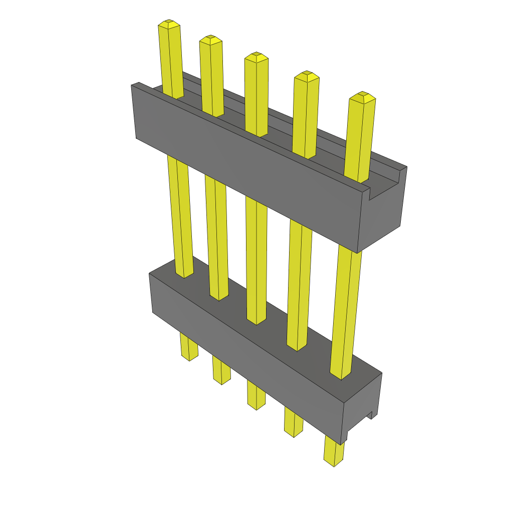 All Parts Connectors Backplane Connectors Hard Metric Connectors ZW-05-09-T-S-495-125 by Samtec