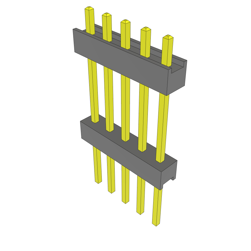 All Parts Connectors Backplane Connectors Hard Metric Connectors ZW-05-11-T-S-550-290 by Samtec