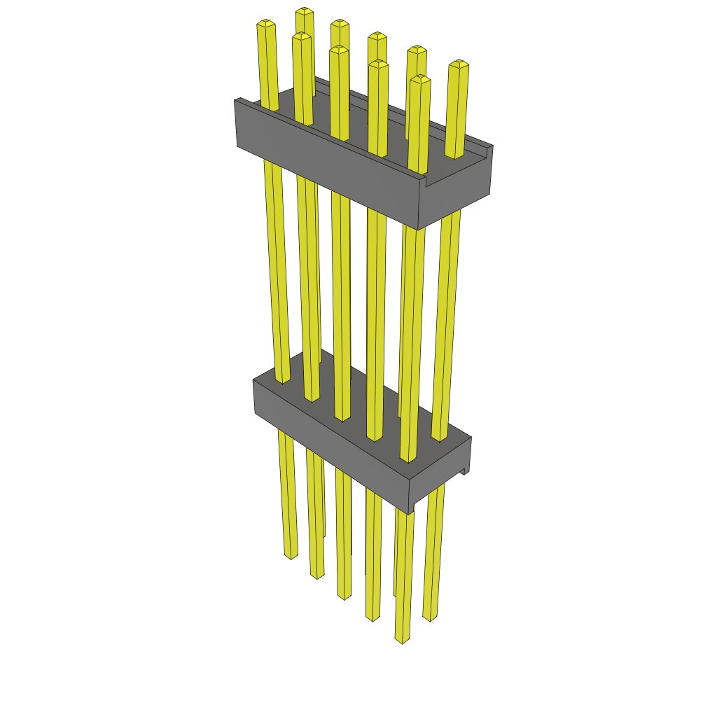 All Parts Connectors Backplane Connectors Hard Metric Connectors ZW-05-14-G-D-790-480 by Samtec