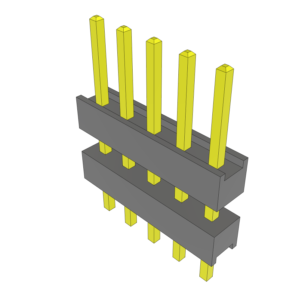 All Parts Connectors Backplane Connectors Hard Metric Connectors ZW-05-15-L-S-280-125 by Samtec