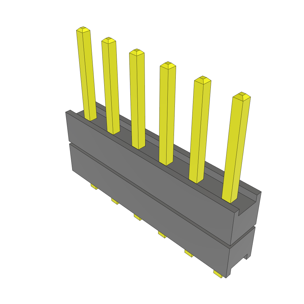 All Parts Connectors Backplane Connectors Hard Metric Connectors ZW-06-08-T-S-210-070 by Samtec
