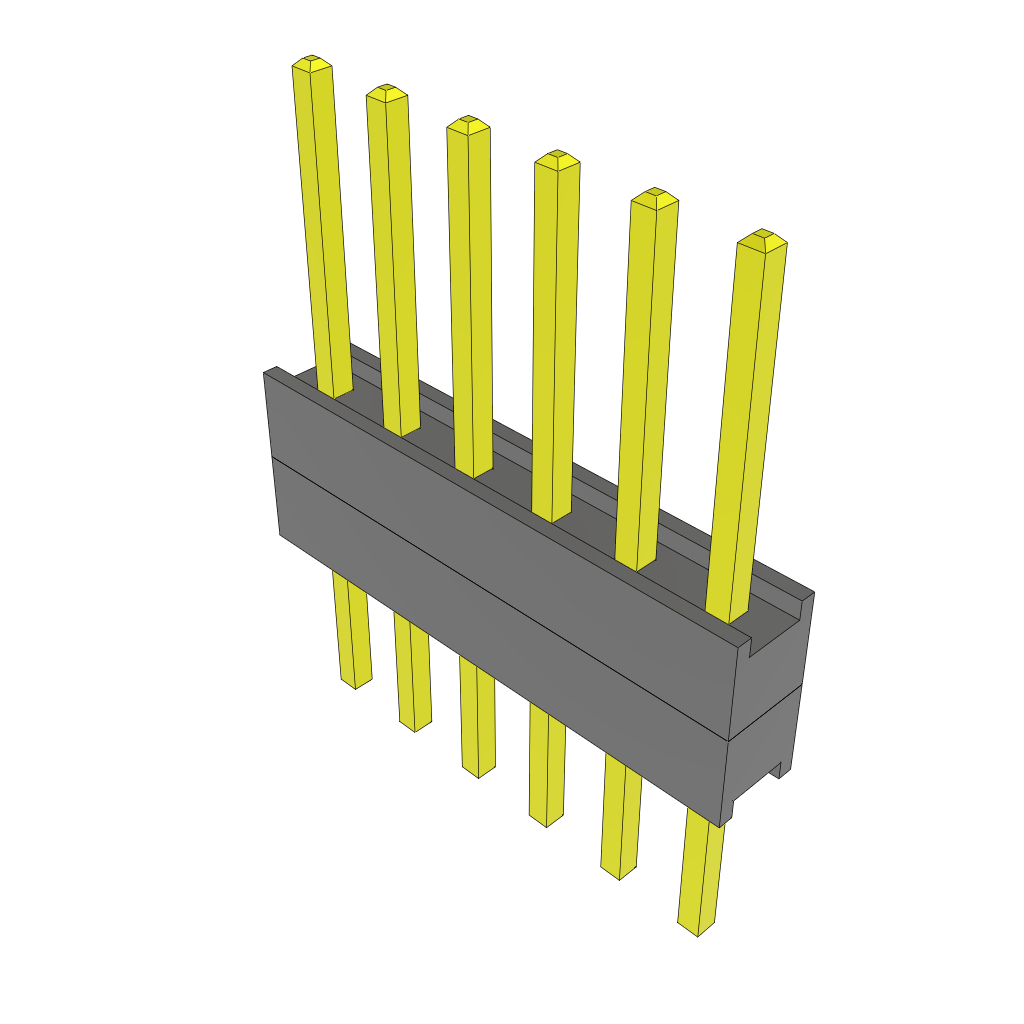 All Parts Connectors Backplane Connectors Hard Metric Connectors ZW-06-09-G-S-200-210 by Samtec