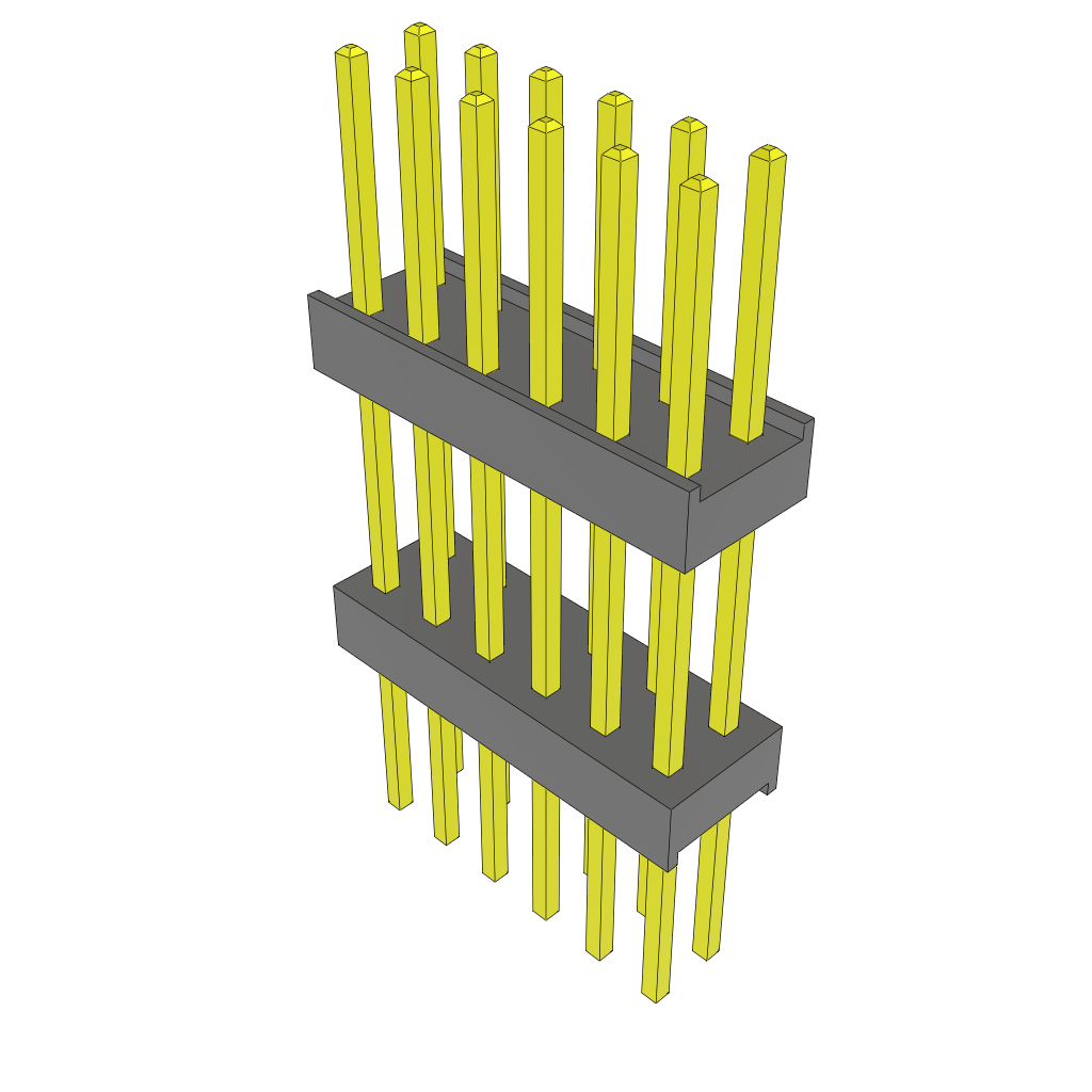 All Parts Connectors Backplane Connectors Hard Metric Connectors ZW-06-20-G-D-530-300 by Samtec