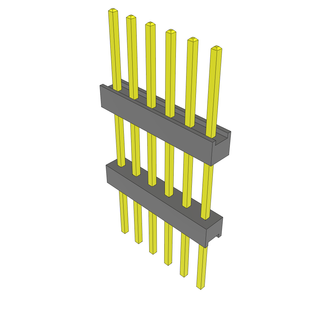 All Parts Connectors Backplane Connectors Hard Metric Connectors ZW-06-20-G-S-500-315 by Samtec