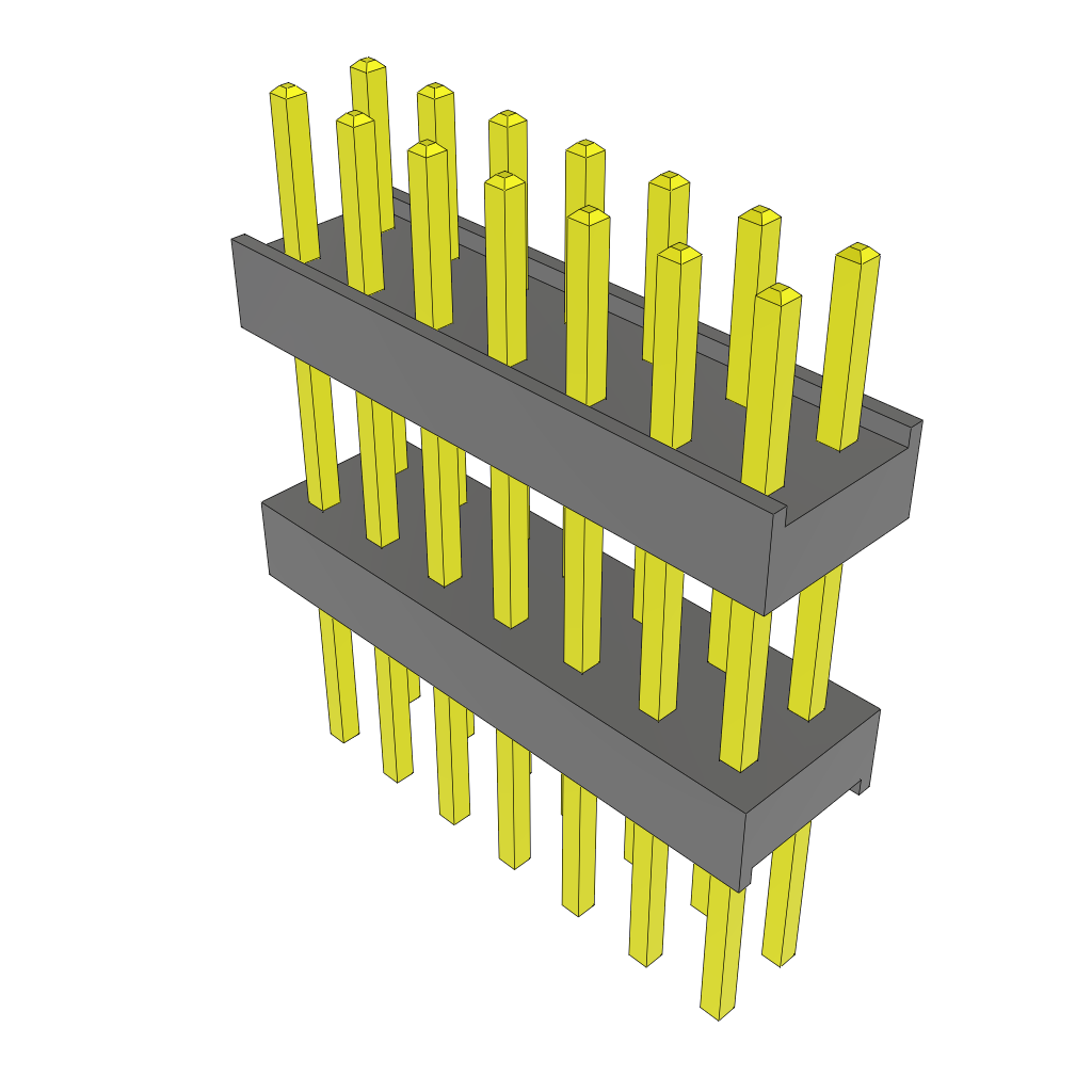All Parts Connectors Backplane Connectors Hard Metric Connectors ZW-07-10-T-D-420-250 by Samtec