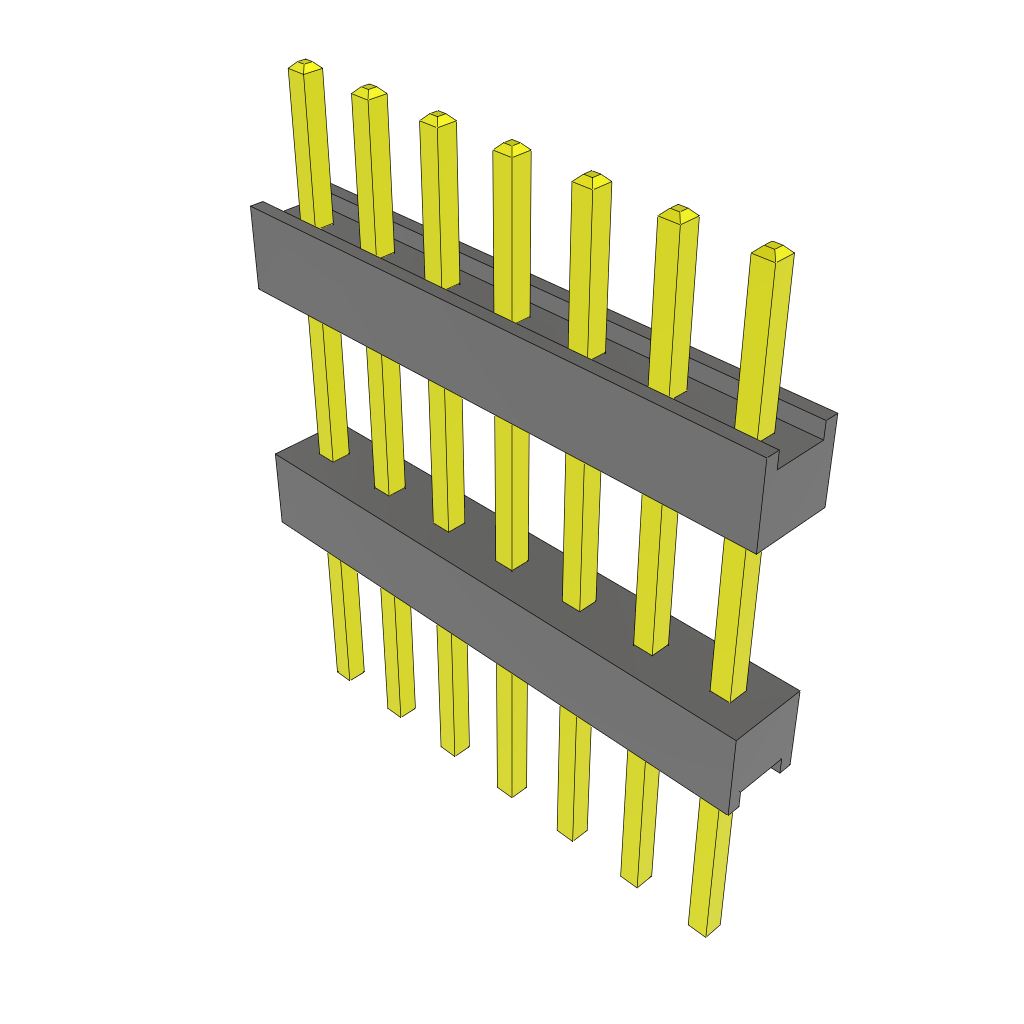 All Parts Connectors Backplane Connectors Hard Metric Connectors ZW-07-10-T-S-420-250 by Samtec