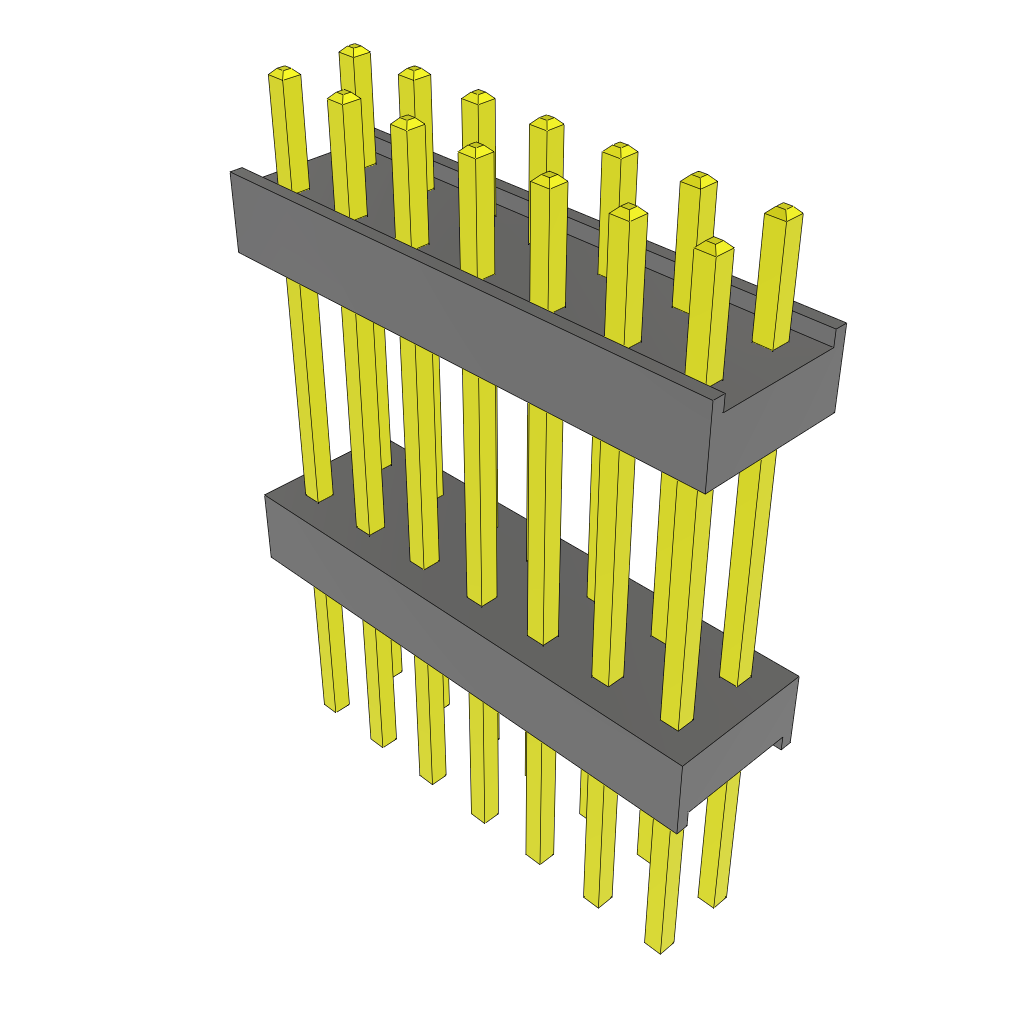 All Parts Connectors Backplane Connectors Hard Metric Connectors ZW-07-11-L-D-543-267 by Samtec
