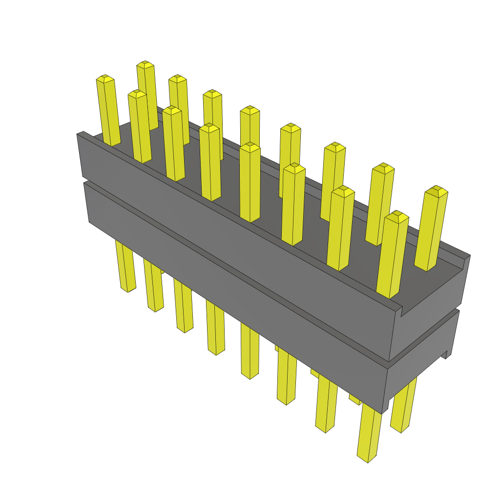All Parts Connectors Headers ZW-08-08-T-D-215-190 by Samtec
