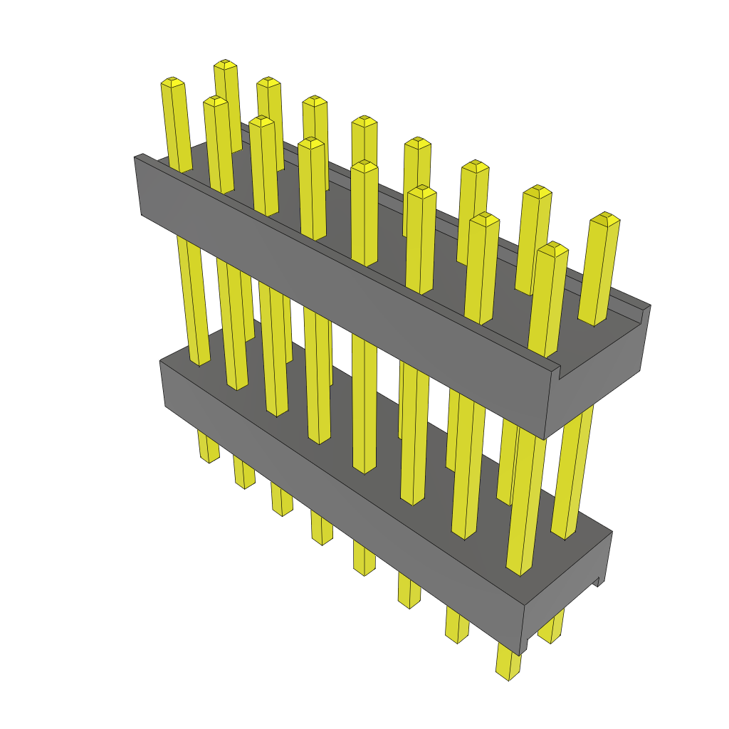 Board to Board & Mezzanine Connectors ZW-08-09-G-D-481-124 by Samtec