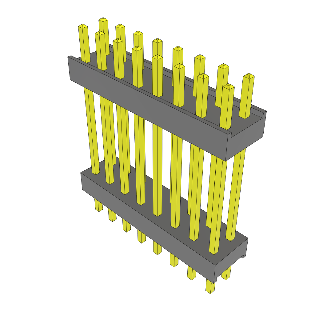 All Parts Connectors Backplane Connectors Hard Metric Connectors ZW-08-11-F-D-670-130 by Samtec