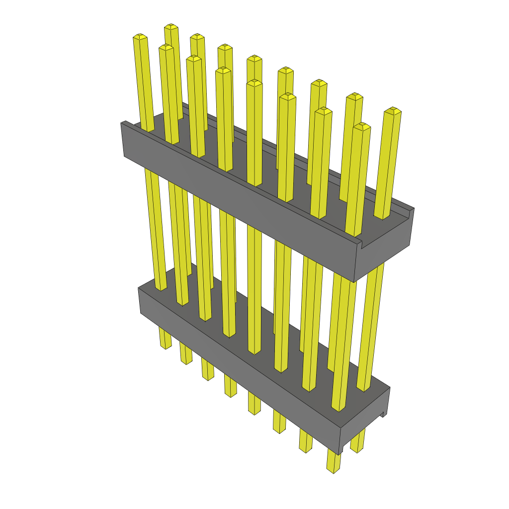 All Parts Connectors Backplane Connectors Hard Metric Connectors ZW-08-12-F-D-649-142 by Samtec