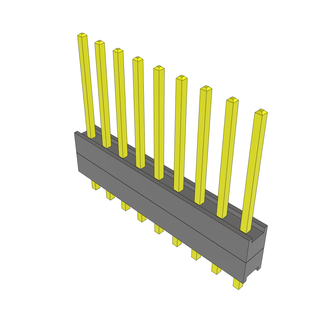 All Parts Connectors Backplane Connectors Hard Metric Connectors ZW-09-09-S-S-200-100 by Samtec