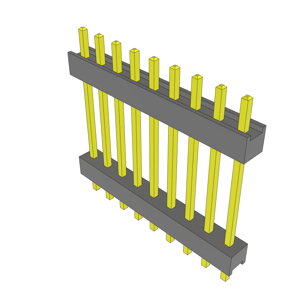 All Parts Connectors Backplane Connectors Hard Metric Connectors ZW-09-10-T-S-625-100 by Samtec