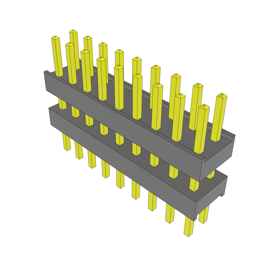 All Parts Connectors Headers ZW-09-15-G-D-299-160 by Samtec