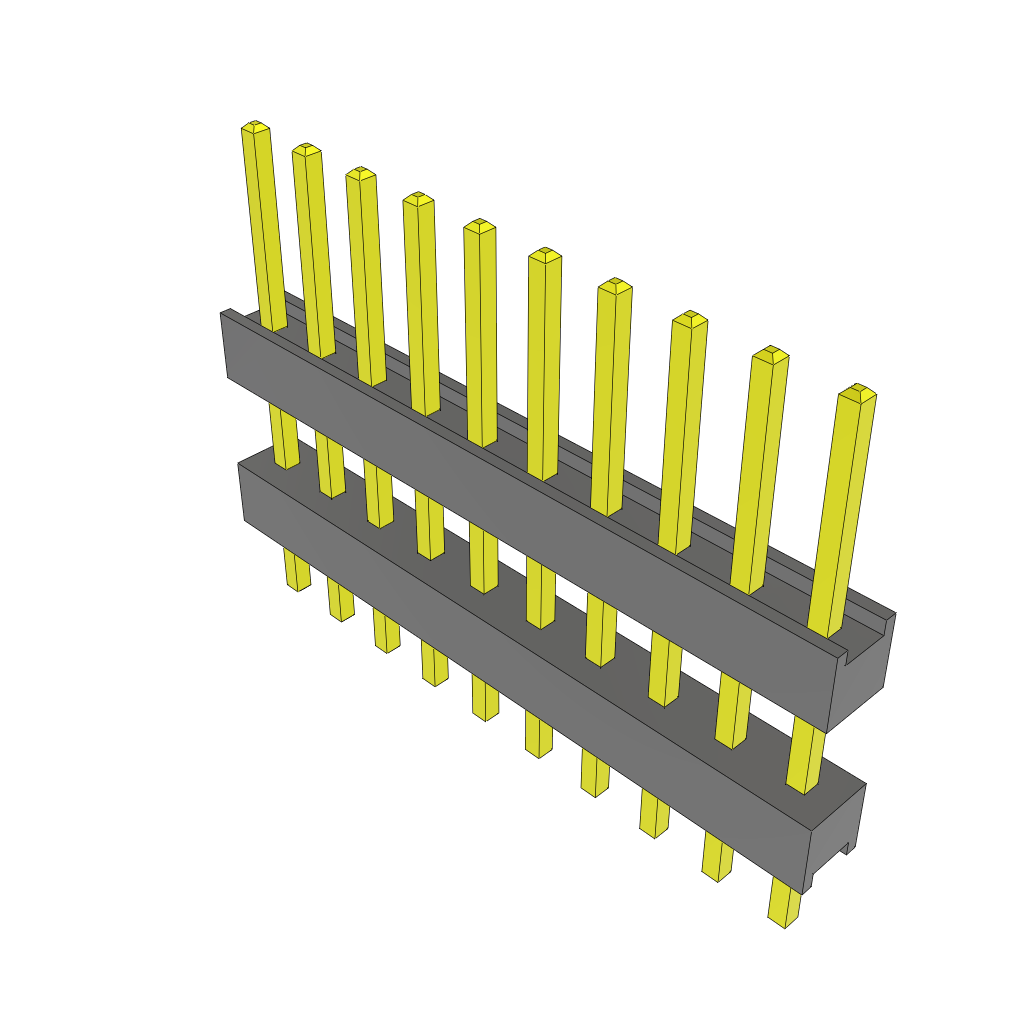 All Parts Connectors Backplane Connectors Hard Metric Connectors ZW-10-09-L-S-340-125 by Samtec