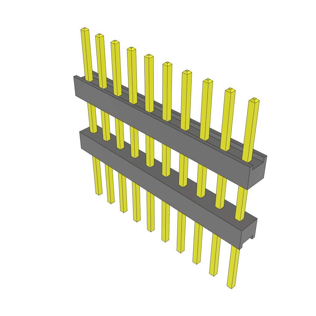 All Parts Connectors Backplane Connectors Hard Metric Connectors ZW-10-11-T-S-400-300 by Samtec