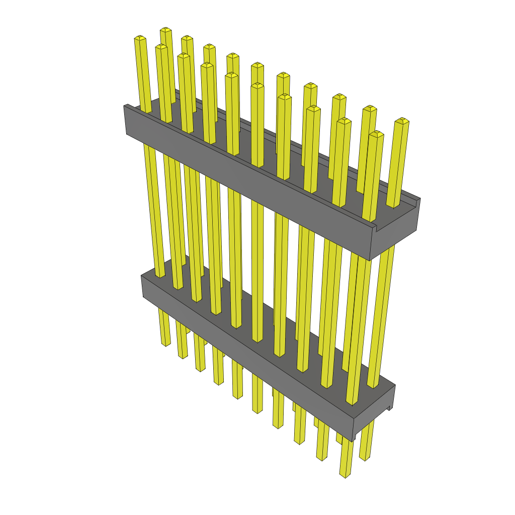 All Parts Connectors Headers ZW-10-13-T-D-768-236 by Samtec