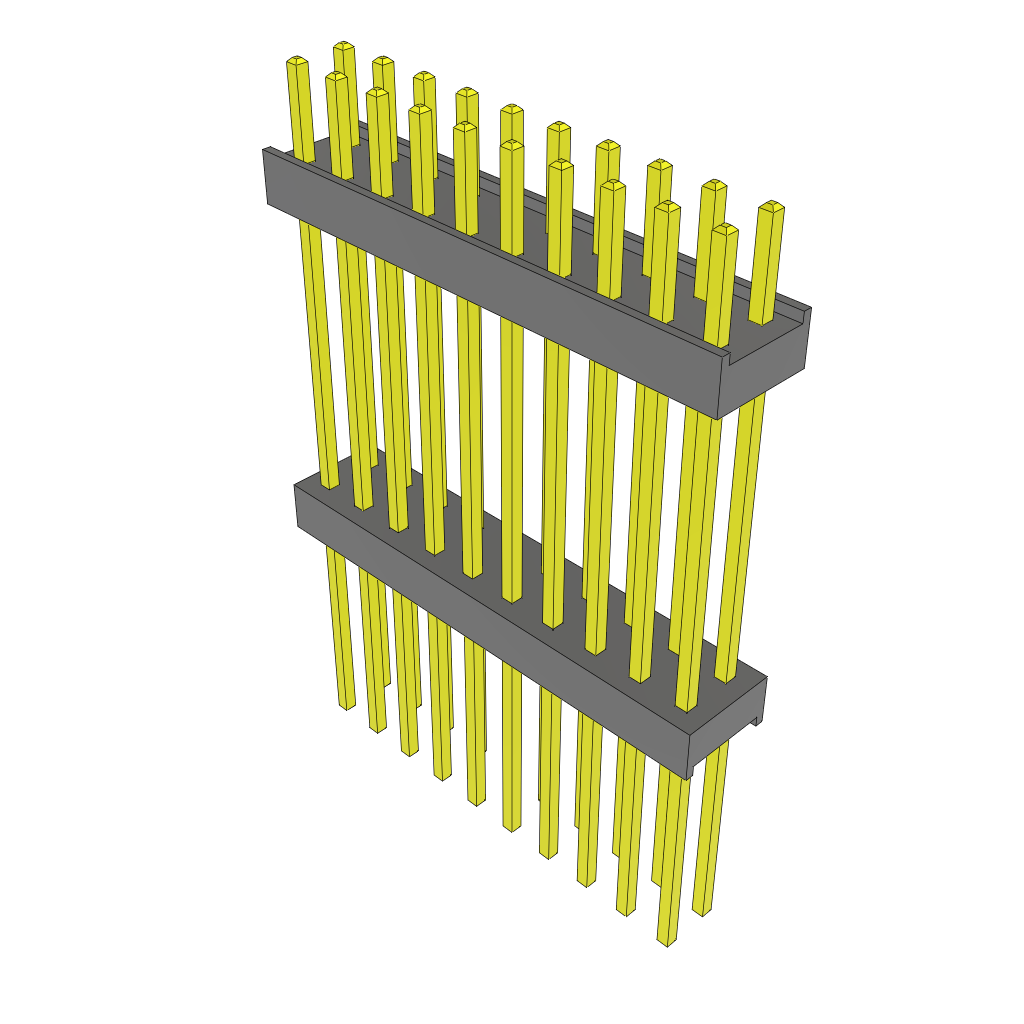 All Parts Connectors Backplane Connectors Hard Metric Connectors ZW-10-14-G-D-790-480 by Samtec