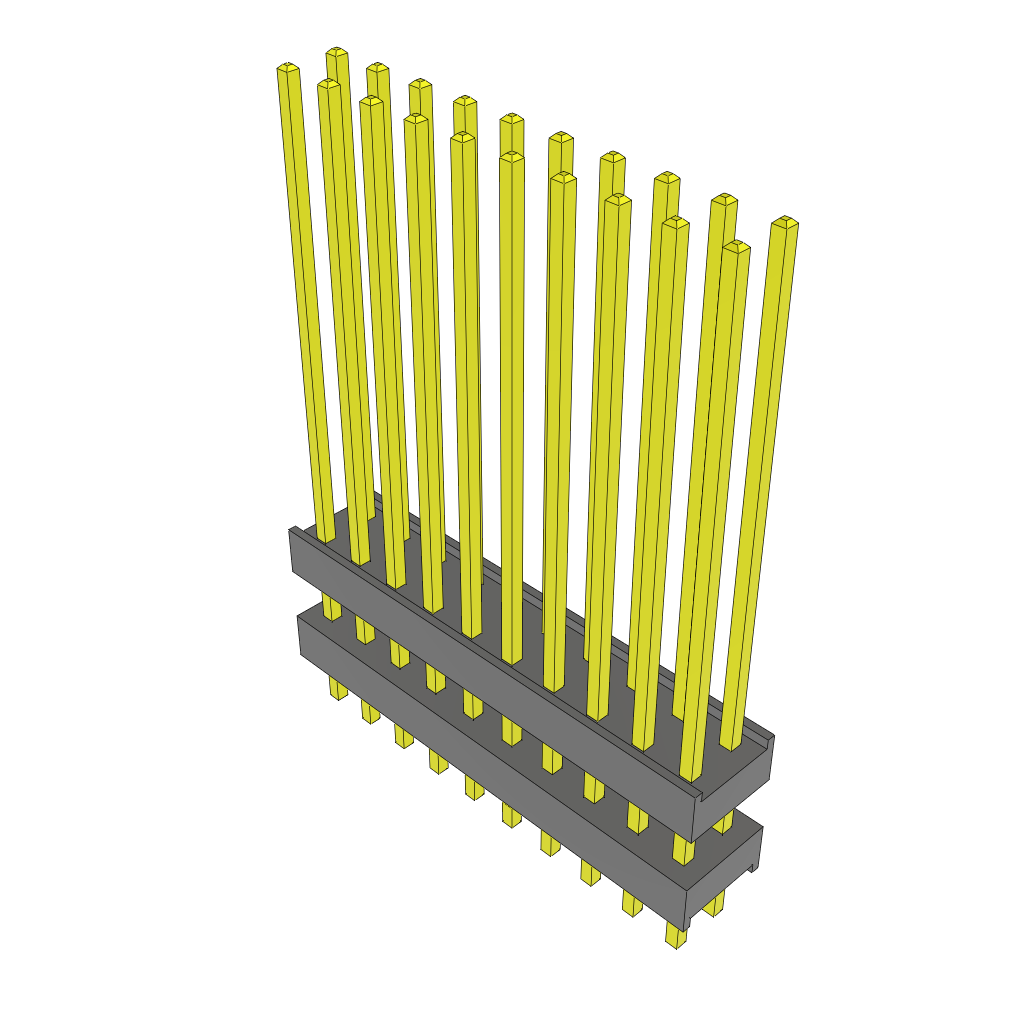 All Parts Connectors Backplane Connectors Hard Metric Connectors ZW-10-19-G-D-310-114-LL by Samtec