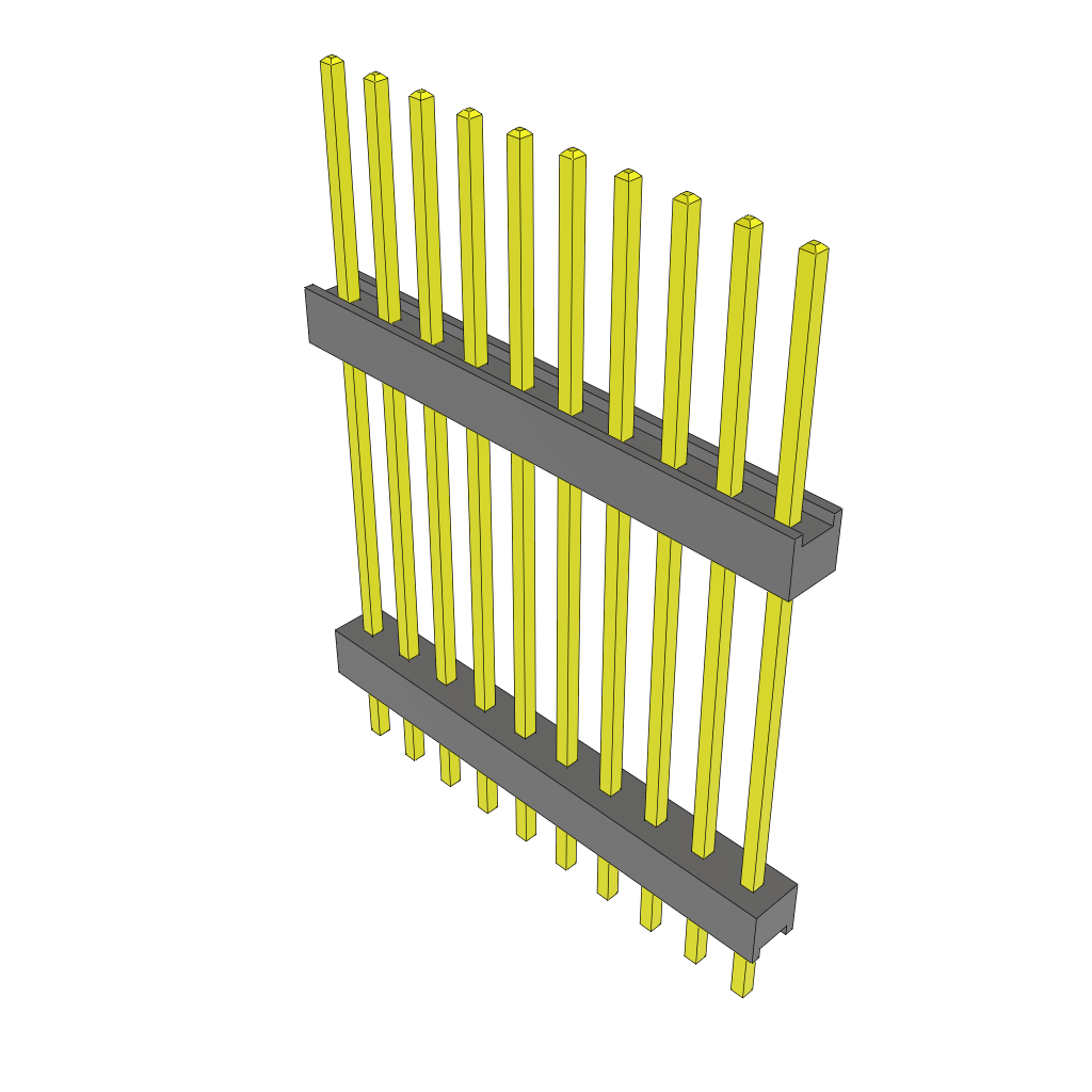All Parts Connectors Backplane Connectors Hard Metric Connectors ZW-10-19-T-S-800-150 by Samtec