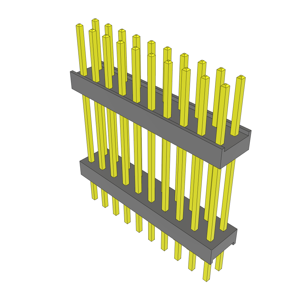 All Parts Connectors Backplane Connectors Hard Metric Connectors ZW-10-20-G-D-679-196 by Samtec