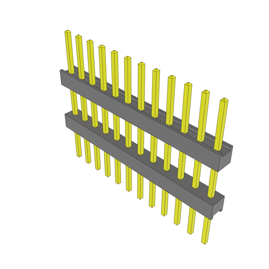 All Parts Connectors Backplane Connectors Hard Metric Connectors ZW-12-11-G-S-420-255 by Samtec