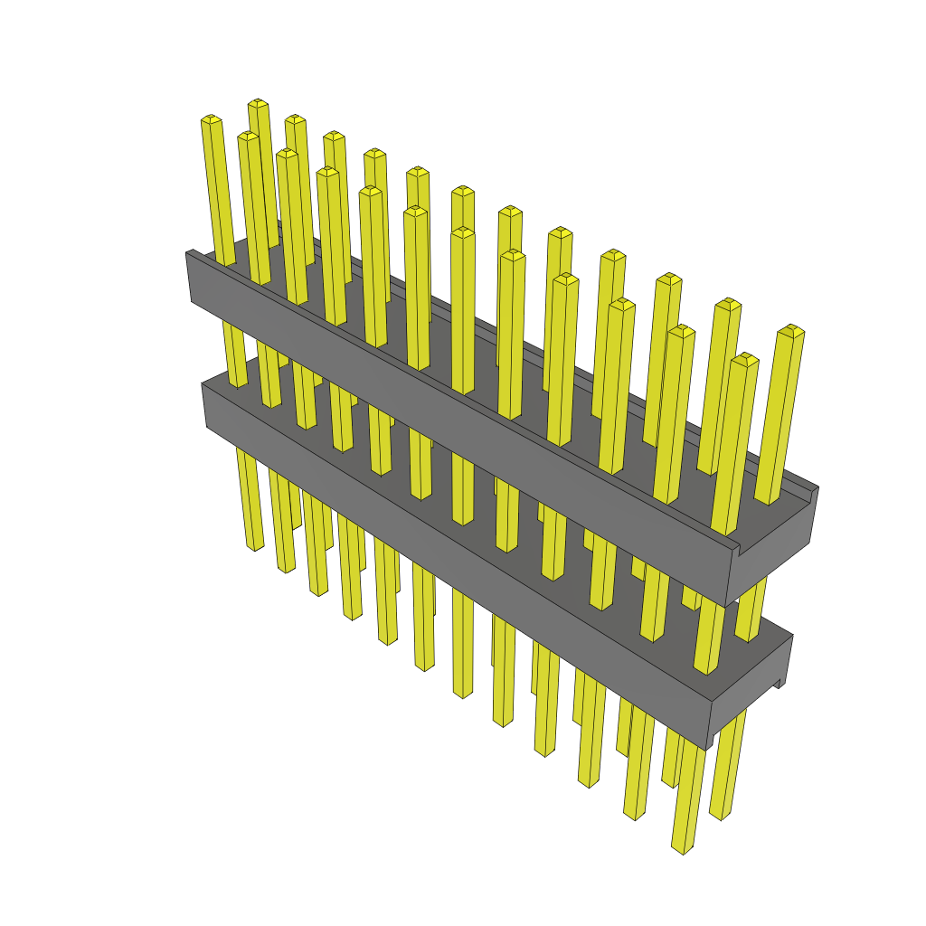 All Parts Connectors Backplane Connectors Hard Metric Connectors ZW-12-11-S-D-375-300 by Samtec