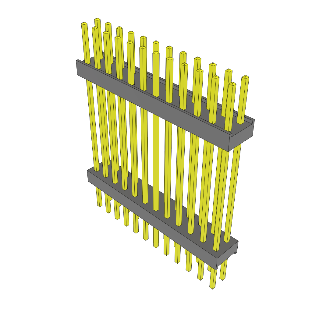 All Parts Connectors Backplane Connectors Hard Metric Connectors ZW-12-14-G-D-950-240 by Samtec