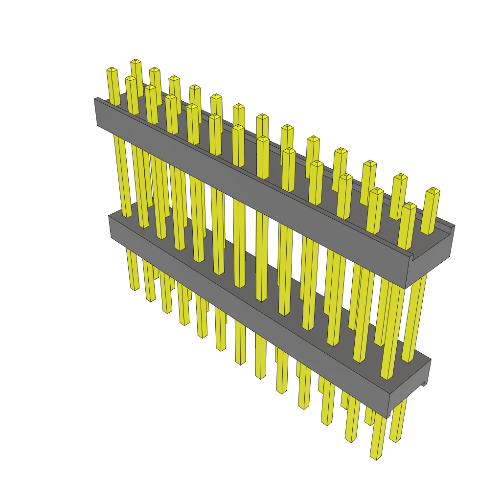 All Parts Connectors Backplane Connectors Hard Metric Connectors ZW-13-11-L-D-695-195 by Samtec