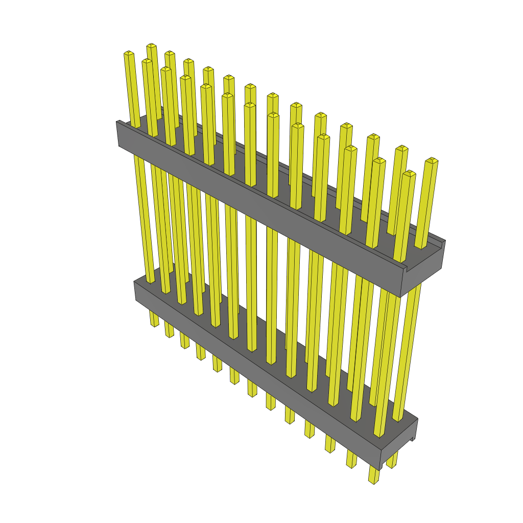 All Parts Connectors Backplane Connectors Hard Metric Connectors ZW-13-13-S-D-825-140 by Samtec