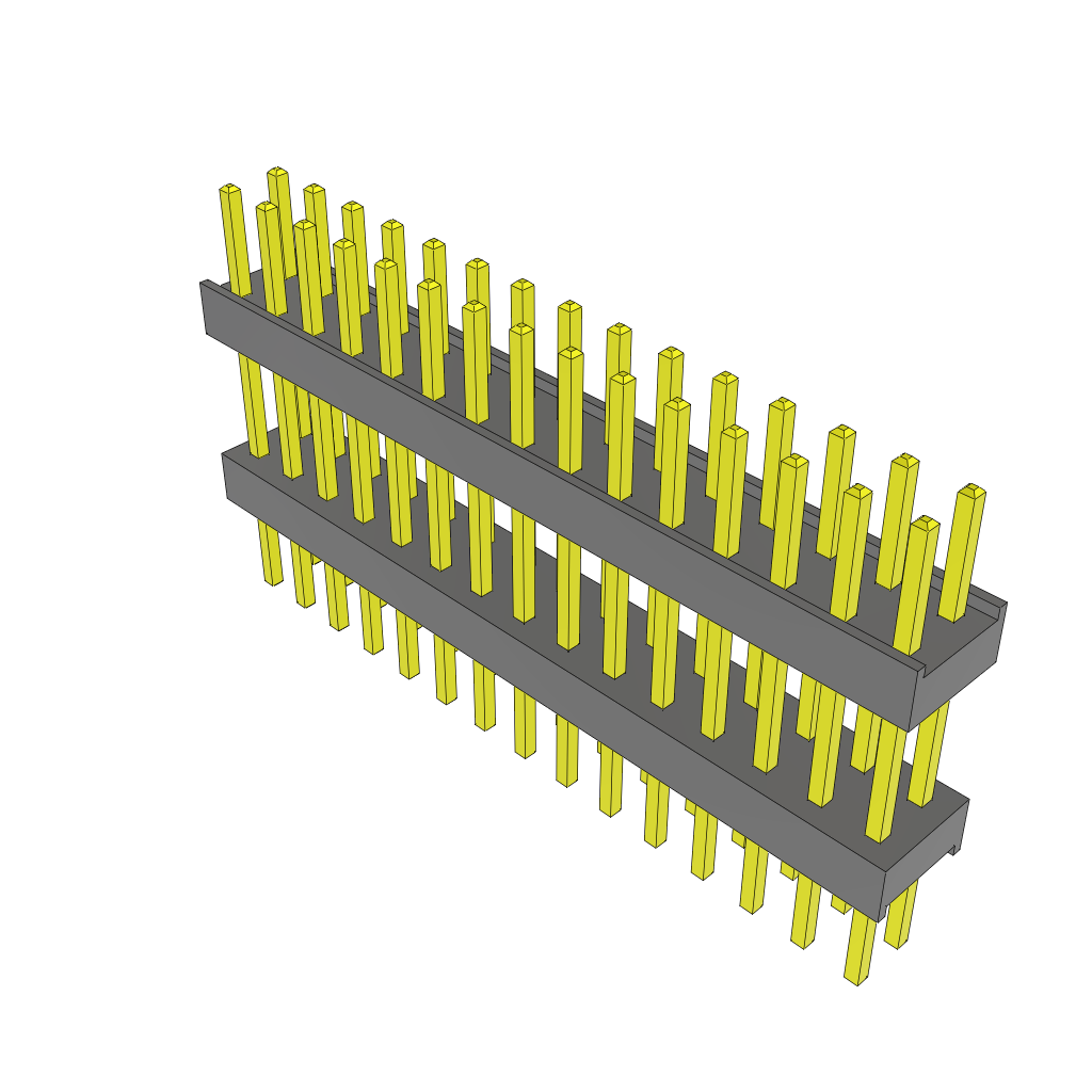 All Parts Connectors Backplane Connectors Hard Metric Connectors ZW-15-10-G-D-450-200 by Samtec