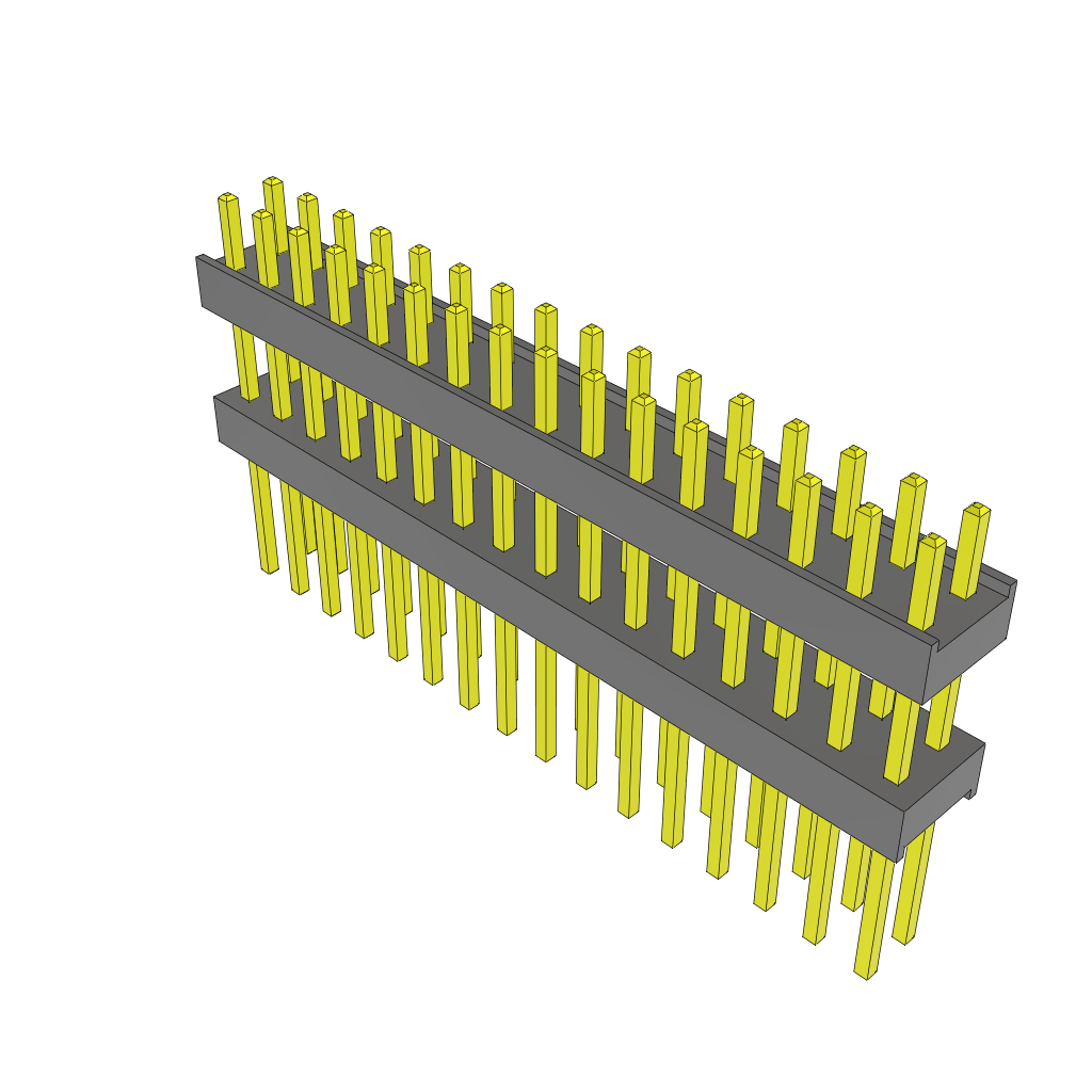 All Parts Connectors Backplane Connectors Hard Metric Connectors ZW-16-10-G-D-393-315 by Samtec
