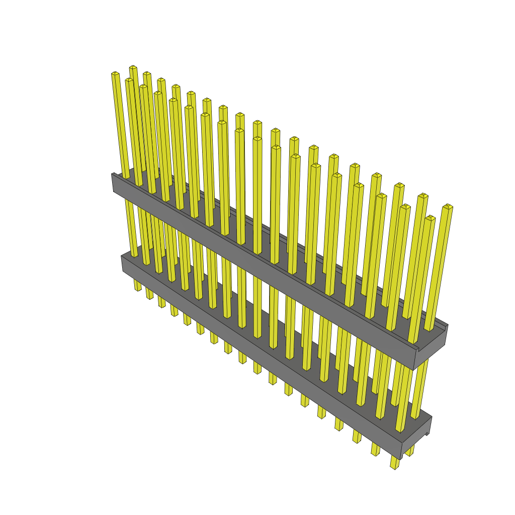 All Parts Connectors Backplane Connectors Hard Metric Connectors ZW-18-13-F-D-584-127 by Samtec