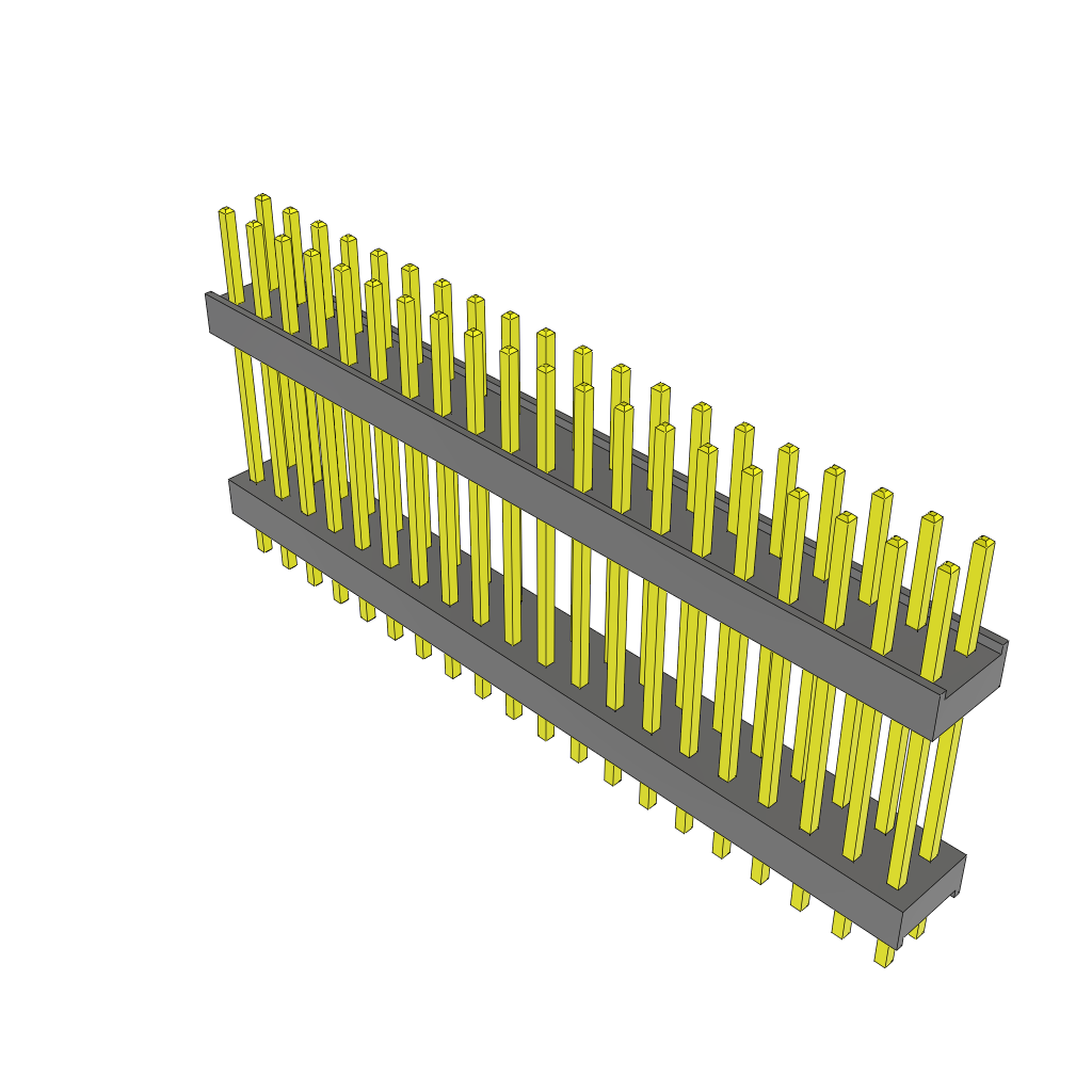 All Parts Connectors Backplane Connectors Hard Metric Connectors ZW-20-11-G-D-605-115 by Samtec