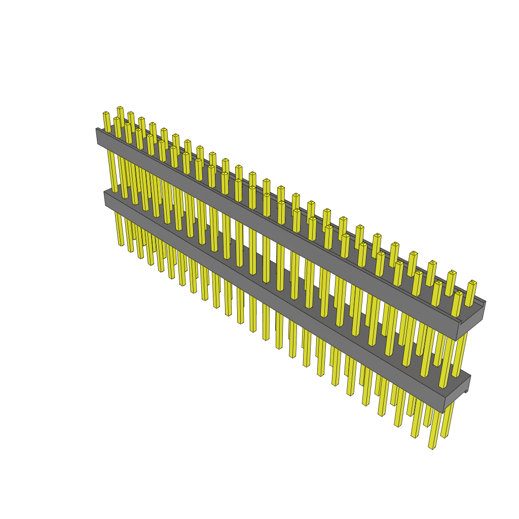 All Parts Connectors Backplane Connectors Hard Metric Connectors ZW-25-11-G-D-525-300 by Samtec