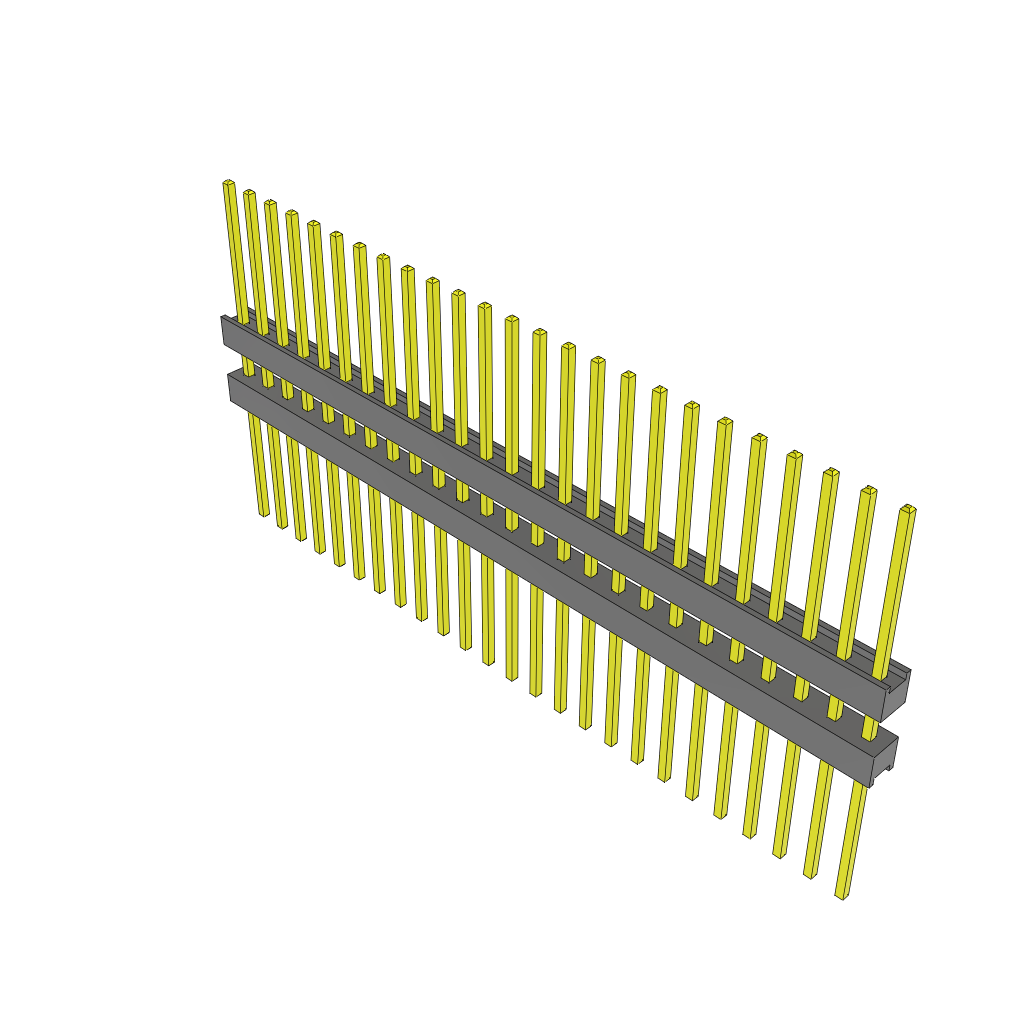 All Parts Connectors Backplane Connectors Hard Metric Connectors ZW-25-13-T-S-310-460 by Samtec