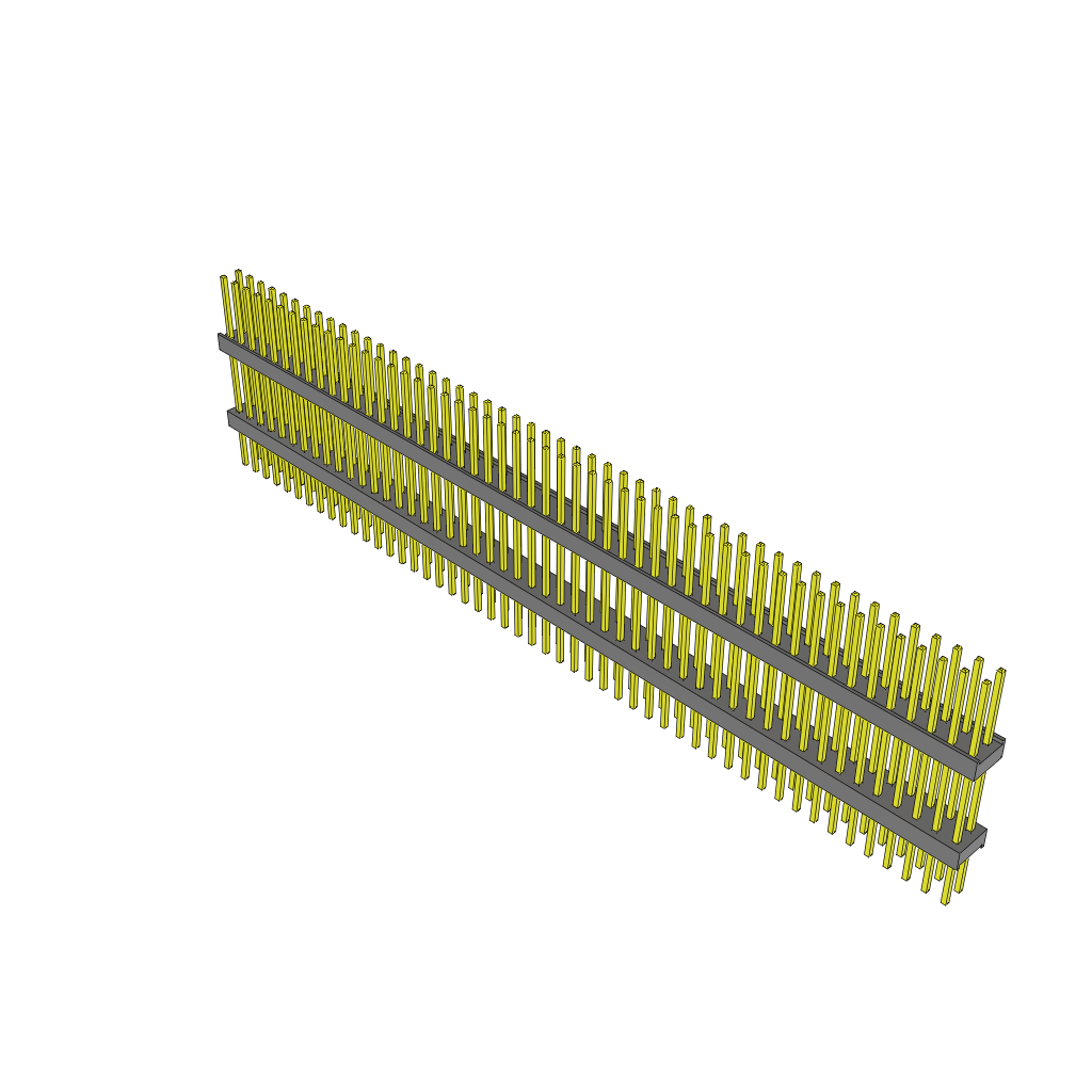 All Parts Connectors Backplane Connectors Hard Metric Connectors ZW-50-13-G-D-600-270 by Samtec