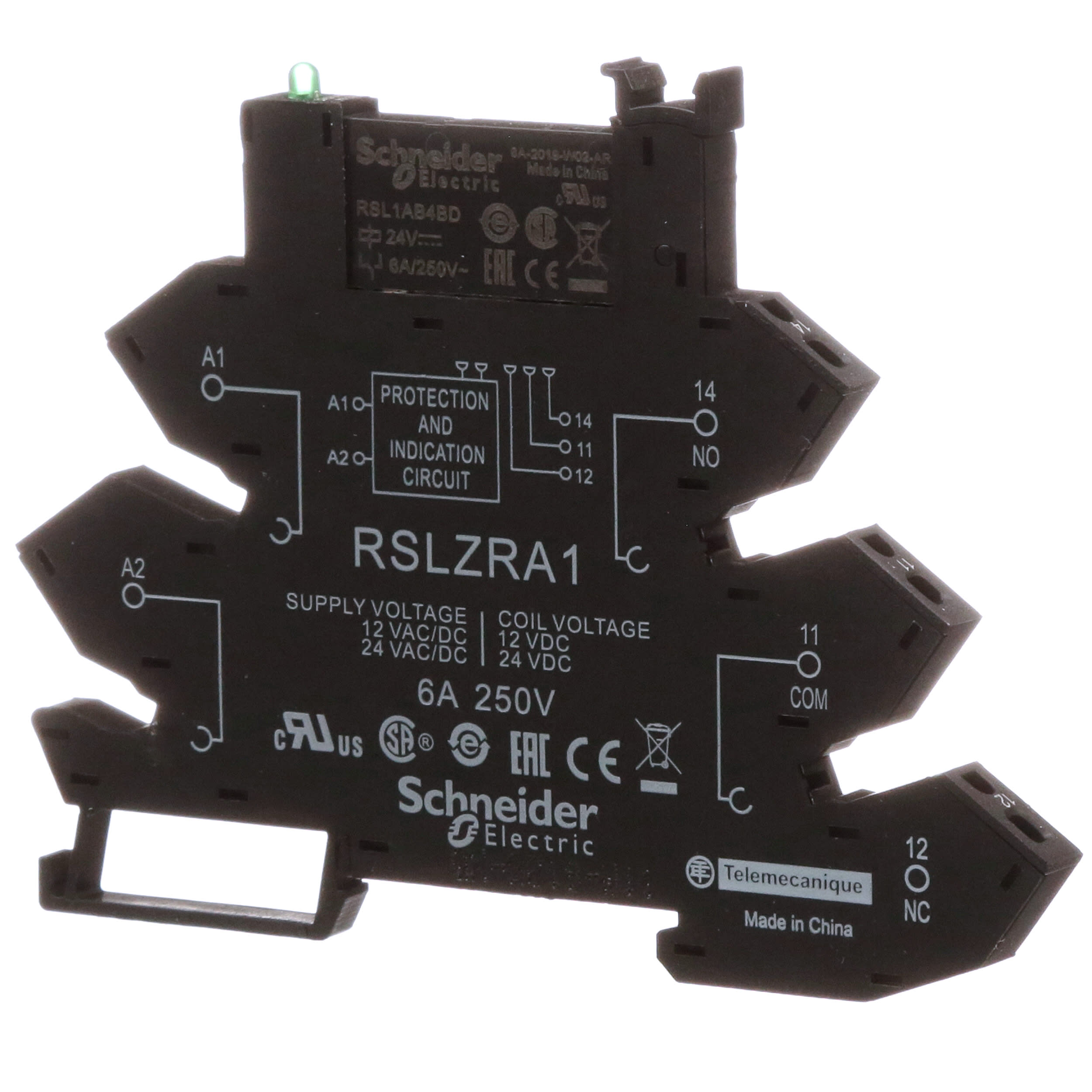 All Parts Industrial Control Relays, I-O Modules RSL1PRBU by Schneider Electric