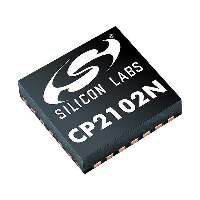 All Parts Semiconductors Interface ICs CP2102N-A01-GQFN28R by Silicon Labs