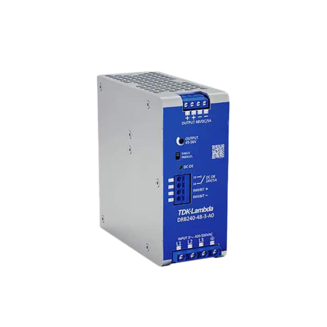 All Parts Power Products Power Supplies, Regulators and Accessories Linear Power Supplies DRB120-12-3-A0 by TDK-Lambda