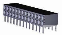All Parts Connectors Headers 2-535512-0 by TE Connectivity
