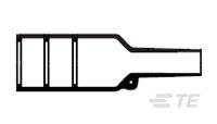 All Parts Cables and Wire Accessories Heat Shrink Fabric 202K174-100/86-0 by TE Connectivity